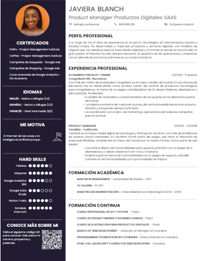 Plantillas de curriculum vitae Gratis - Todos los Formatos