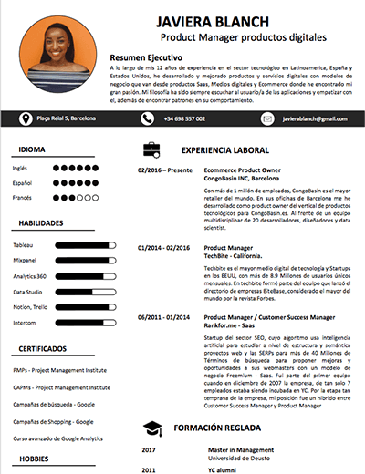 resume cv template word free download